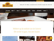 Tablet Screenshot of colonie.nl